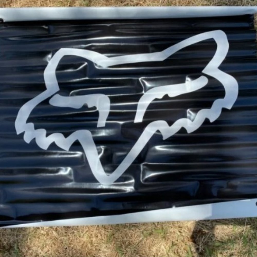 FOX head poster (x2) New Black White